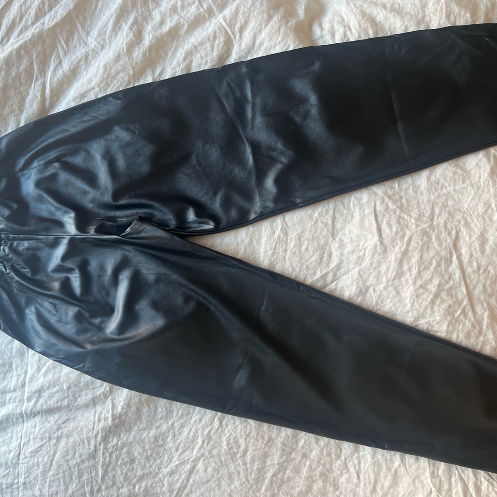Faux Leather baggy Pants